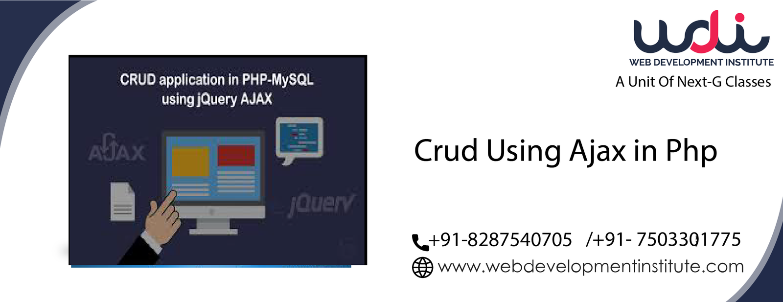 CRUD Using AJAX in PHP | CRUD Operation Using AJAX in PHP