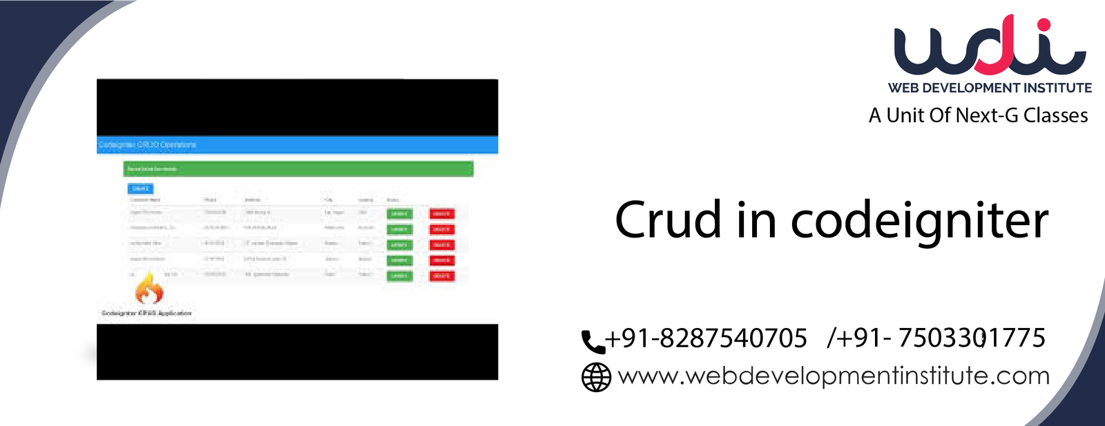 CRUD In CodeIgniter | CRUD Operation in CodeIgniter3