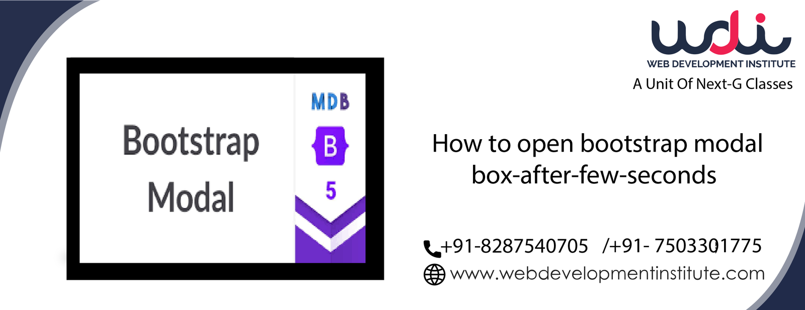 How to Open Bootstrap Modal Box after few seconds