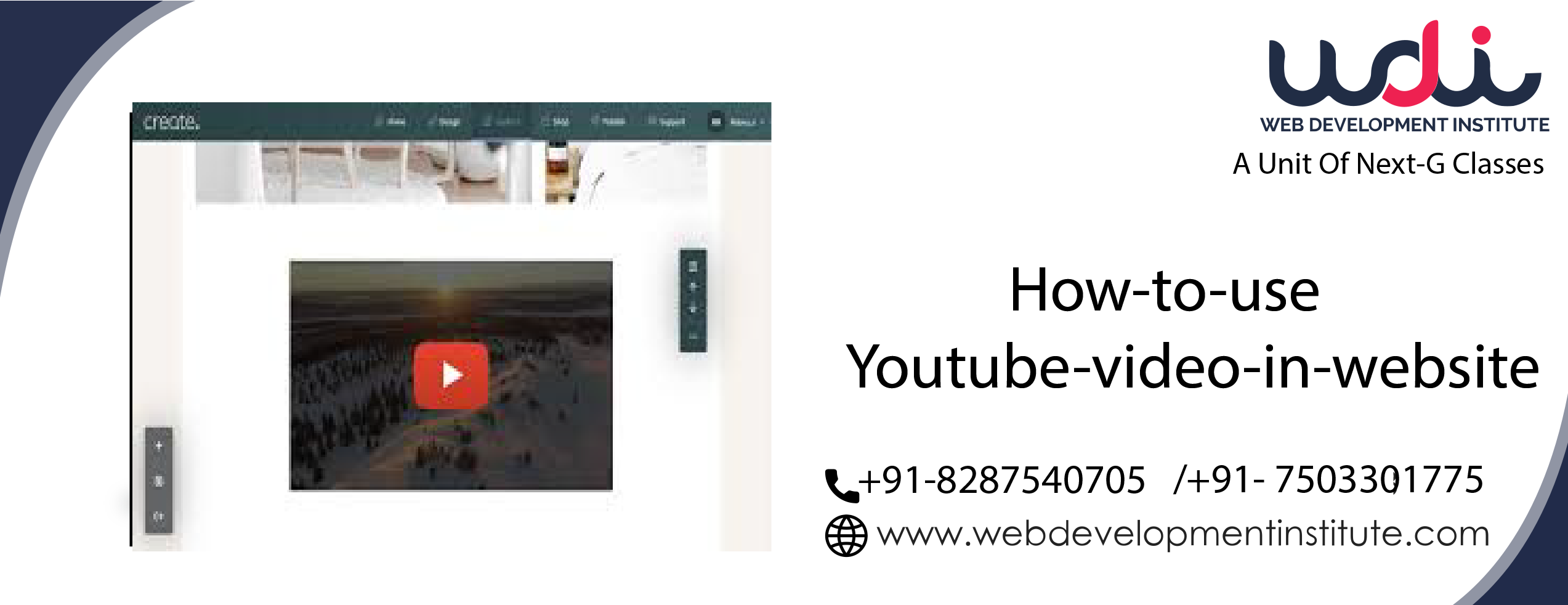 How to use YouTube Video in website