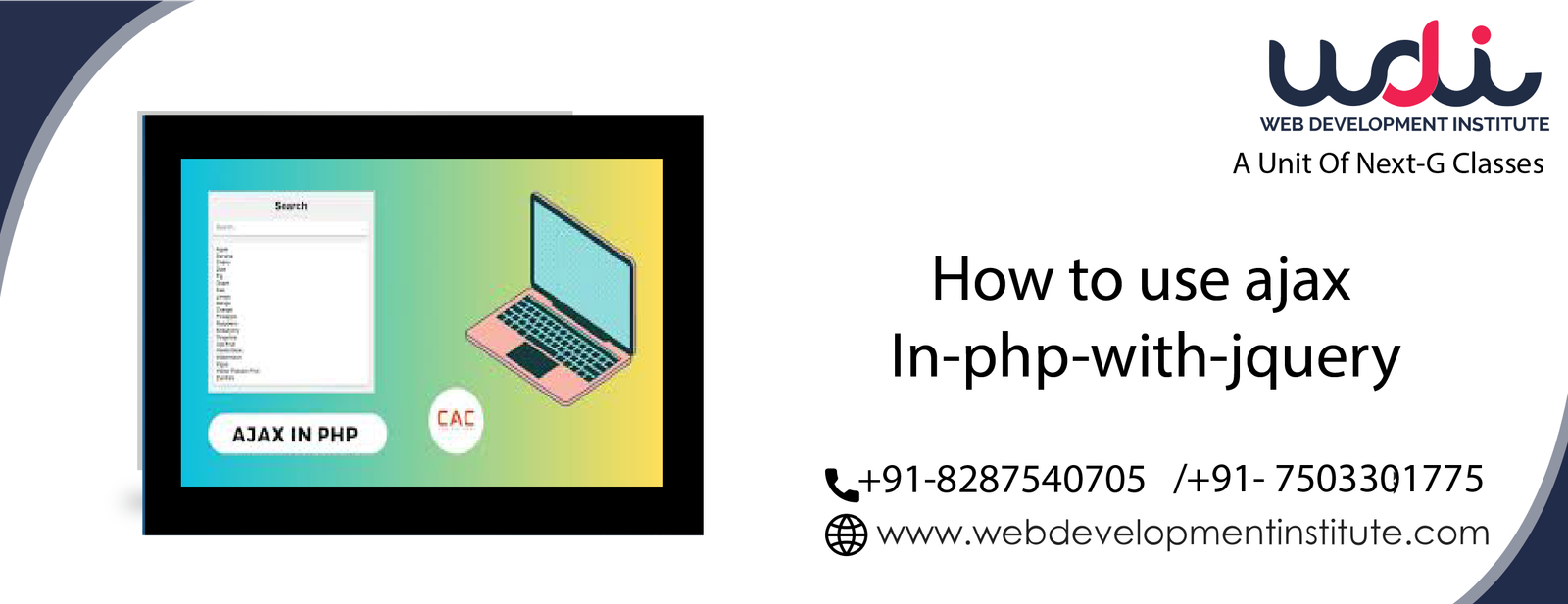 How to use Ajax in PHP with JQuery | AJAX Call in JQuery